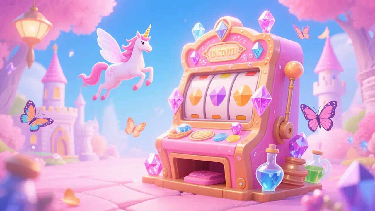 7jj.com slot ambientado em cenário ártico coberto por neve e gelo cintilante, com cristais reluzentes que oferecem uma experiência visual imersiva