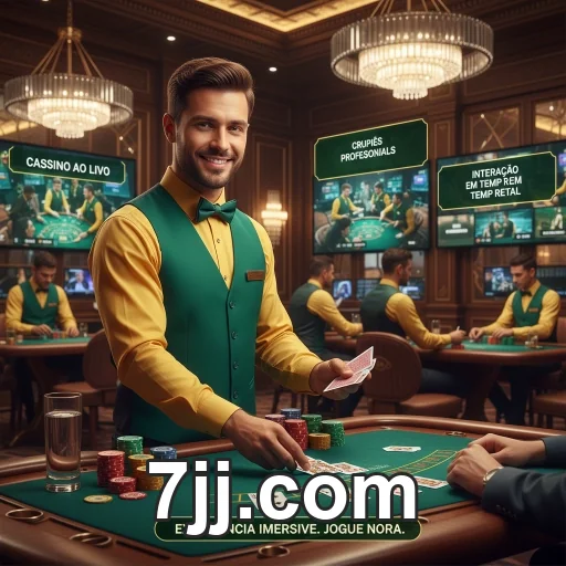 Experimente a Emoção do Live Gaming - 7jj.com